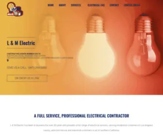 LM-Electric.com(Lancaster Home) Screenshot