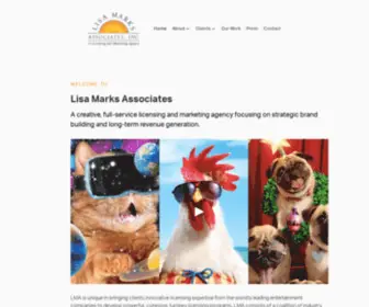 Lma-INC.com(Lisa Marks Associates) Screenshot