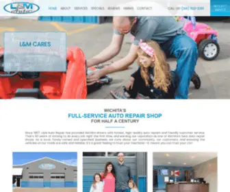 Lmautorepair.com(Quality Auto Repair In Wichita For 50 Years) Screenshot