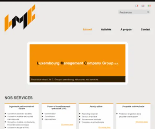 LMCG.lu(LUXEMBOURG MANAGEMENT COMPANY GROUP S.A) Screenshot