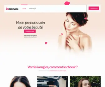 Lmcosmetic.fr(Nous prenons soins de votre beaute) Screenshot