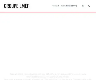 Lmef.fr(Groupe LMEF) Screenshot