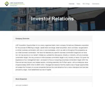 Lmfacquisitions.com(LMF Acquisition Opportunities Inc) Screenshot