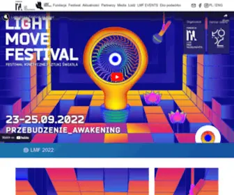 LMF.com.pl(Festiwal Kinetycznej Sztuki Światła Organizator) Screenshot