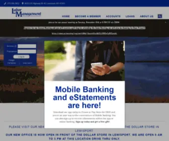 LMfcu.net(Labor Management FCU) Screenshot