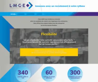 Lmge.fr(Recrutement logistique) Screenshot