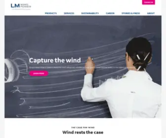 LMglasfiber.com(We are LM Wind Power) Screenshot