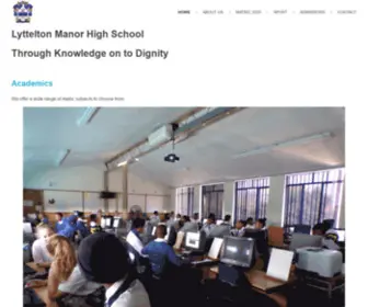 LMHS.co.za(Through Knowledge on to Dignity) Screenshot