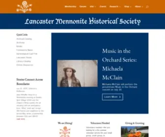 LMHS.org(Lancaster Mennonite Historical Society) Screenshot