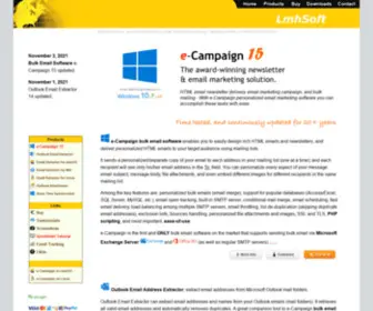 LMhsoft.net(Bulk Email Software e) Screenshot