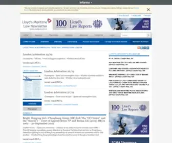 LMLN.com(Lloyd's Maritime Law Newsletter) Screenshot