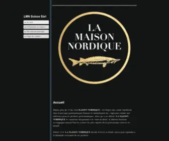 LMnsuisse.ch(La Maison Nordique Suisse) Screenshot