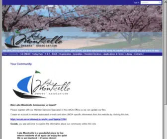 Lmoa.org(Lake Monticello) Screenshot