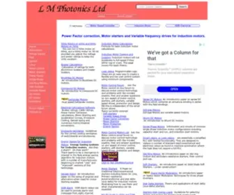 LMphotonics.com(Electrical calculations and induction motor control) Screenshot