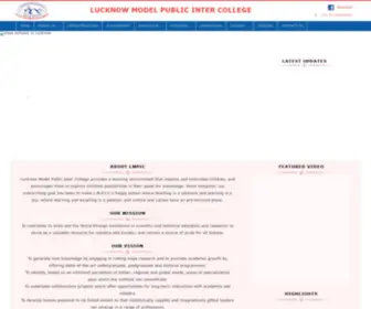 Lmpiclucknow.org(Lucknow Model Public Inter College Amrapali Yojna) Screenshot