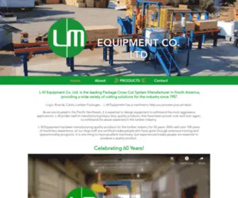 Lmsaws.com(L-M Equipment Co. Ltd) Screenshot