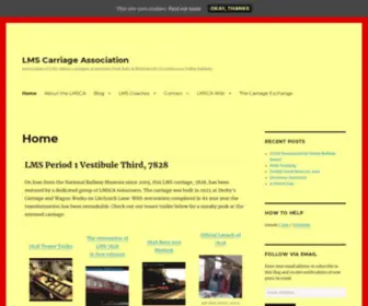 LMsca.org.uk(LMS Carriage Association (LMSCA)) Screenshot