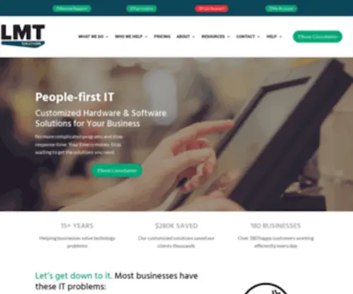 LMT.ca(LMT Solutions) Screenshot