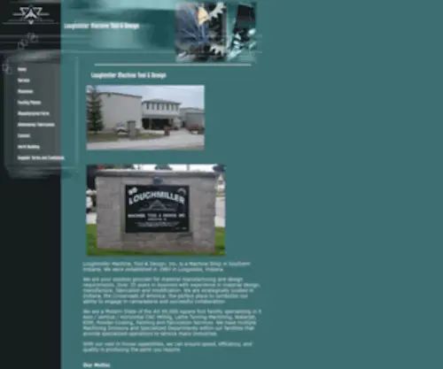 LMtdonline.com(Loughmiller Machine Tool & Design) Screenshot