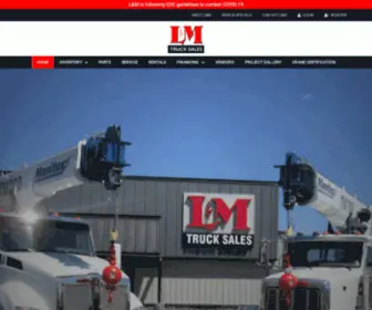 LMtrucks.com(L&M Truck Sales) Screenshot