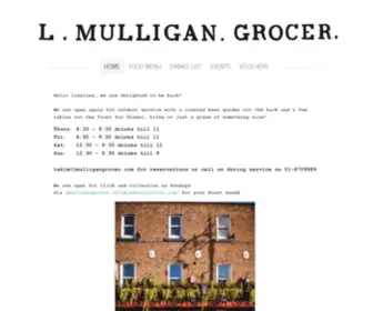 Lmulligangrocer.com(Let us host your event if you would like to hold a company) Screenshot