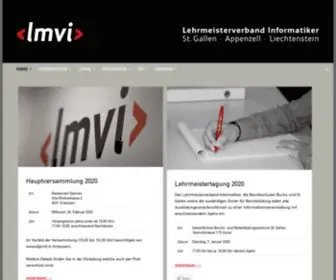 Lmvi.ch(Lehrmeisterverband Informatik St) Screenshot