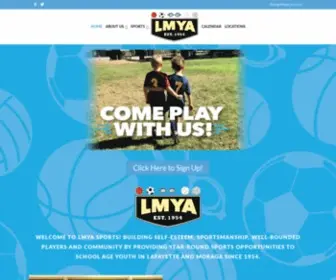 Lmyasports.com(LMYA) Screenshot