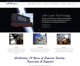 Lnalaser.com(Lna laser) Screenshot
