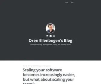 Lnbogen.com(Oren Ellenbogen's Blog) Screenshot