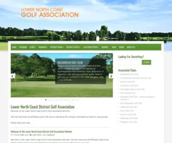 LNcgolf.com.au(Lower North Coast District Golf Association) Screenshot