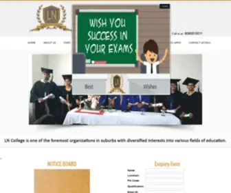 Lncollege.edu.in(College) Screenshot