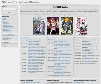 LNDB.info(The Light Novel Database) Screenshot