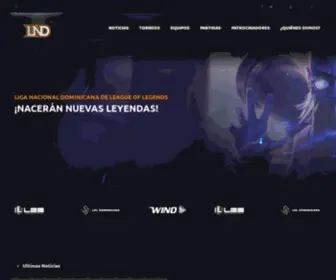 LNdlol.com(Liga Nacional Dominicana de League Of Legends) Screenshot