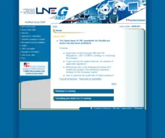 Lne-Gmed.com(Dedicated to Health and Innovation in Medical Devices) Screenshot