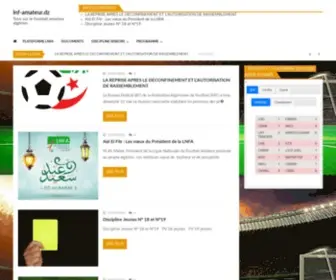 LNF-Amateur.dz(Tous sur le football amateur alg) Screenshot
