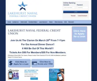 LNfcu.net(Lakehurst Naval Federal Credit Union) Screenshot