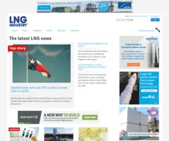 Lngindustry.com(LNG news today from LNG Industry) Screenshot