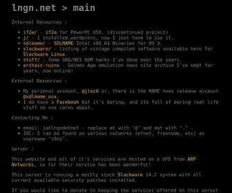 LNGN.net(Main) Screenshot