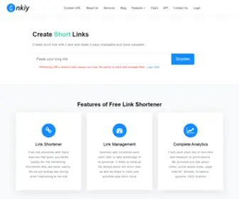Lnkiy.com(Free URL Shortener) Screenshot
