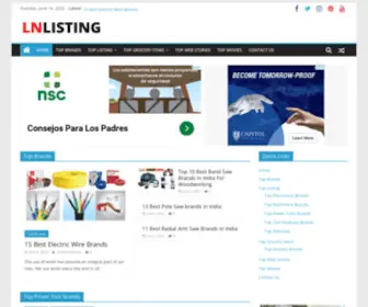 Lnlisting.com(Building a Better Tomorrow) Screenshot