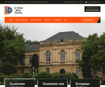 Lnmu.com.ua(Lviv National Medical University) Screenshot