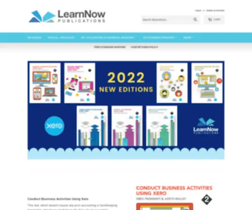 Lnonline.com.au(Learn Now Publications Online Store) Screenshot
