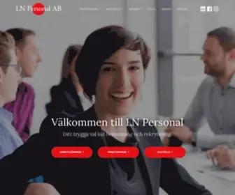 Lnpersonal.se(LN Personal AB) Screenshot