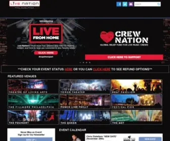 LNphilly.com(Live Nation Philly) Screenshot