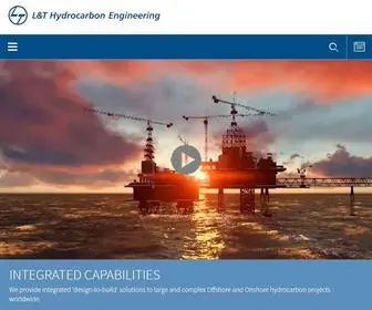 LNTHYdrocarbon.com(L&T Hydrocarbon Engineering) Screenshot