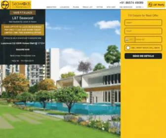 LNtseawood.com(Lnt Seawoods Navi Mumbai) Screenshot