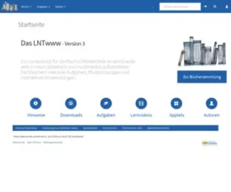 LNTWWW.de(Technische Universität München) Screenshot