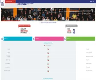 LNV.fr(Le site officiel de la Ligue Nationale de Volley) Screenshot