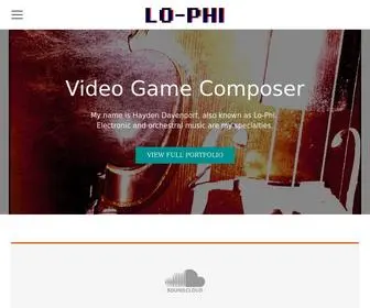 LO-Phi.com(Custom Video Game Music and Original Soundtracks) Screenshot