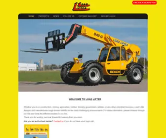 Load-Liftermfg.com(Rough Terrain Forklifts) Screenshot